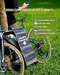 LUMOPAL 30W Foldable Solar Panel Portable Solar