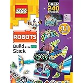 LEGO® Books. Build and Stick: Robots: Activity Book with 200+ Stickers, Exclusive Models, and Awesome Activities to Inspire Imagination and Creativity!