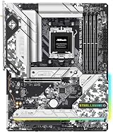 ASRock X670E Steel Legend Motherboard AMD AM5 ATX DDR5 Wi-Fi 6E PCIe5 M.2 view 2