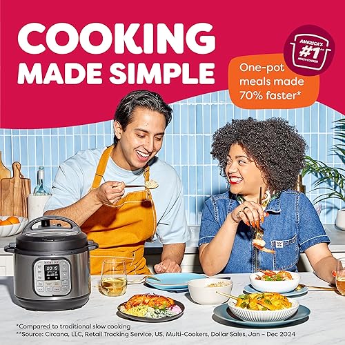 Instant Pot Duo 7-in-1 Mini Electric Pressure Cooker, Slow Rice Cooker,  Steamer, Sauté, Yogurt Maker, Warmer
