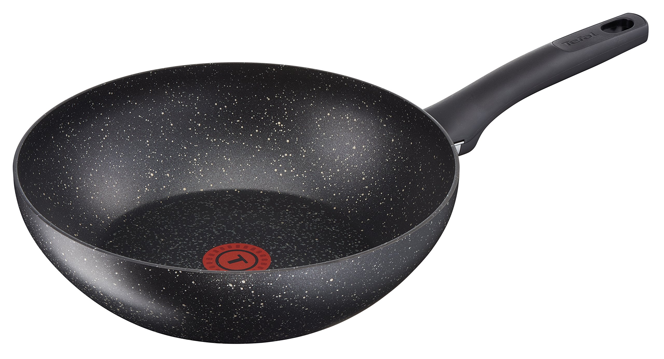 Tefal C6361902 Everest Wok with Thermospot, Aluminium, Stone Effect, 28 cm