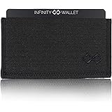 Infinity Wallet Men's Minimalist Wallet (Black)…