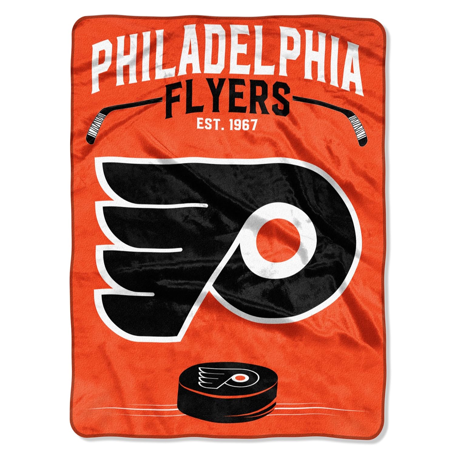 Officially Licensed NHL "Inspired" Plush Raschel Throw Blanket