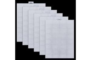 letsinstyle 6Pcs 14 Count Plastic Canvas Sheet, 11 x 8.3 Inch Plastic Cross Stitch Canvas, Eye Mesh for Embroidery Knit Croch