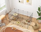 HOMIDEC Rabbit Run Double Puppy Pen 29 Panels DIY Encrypted Wire Mesh view 2