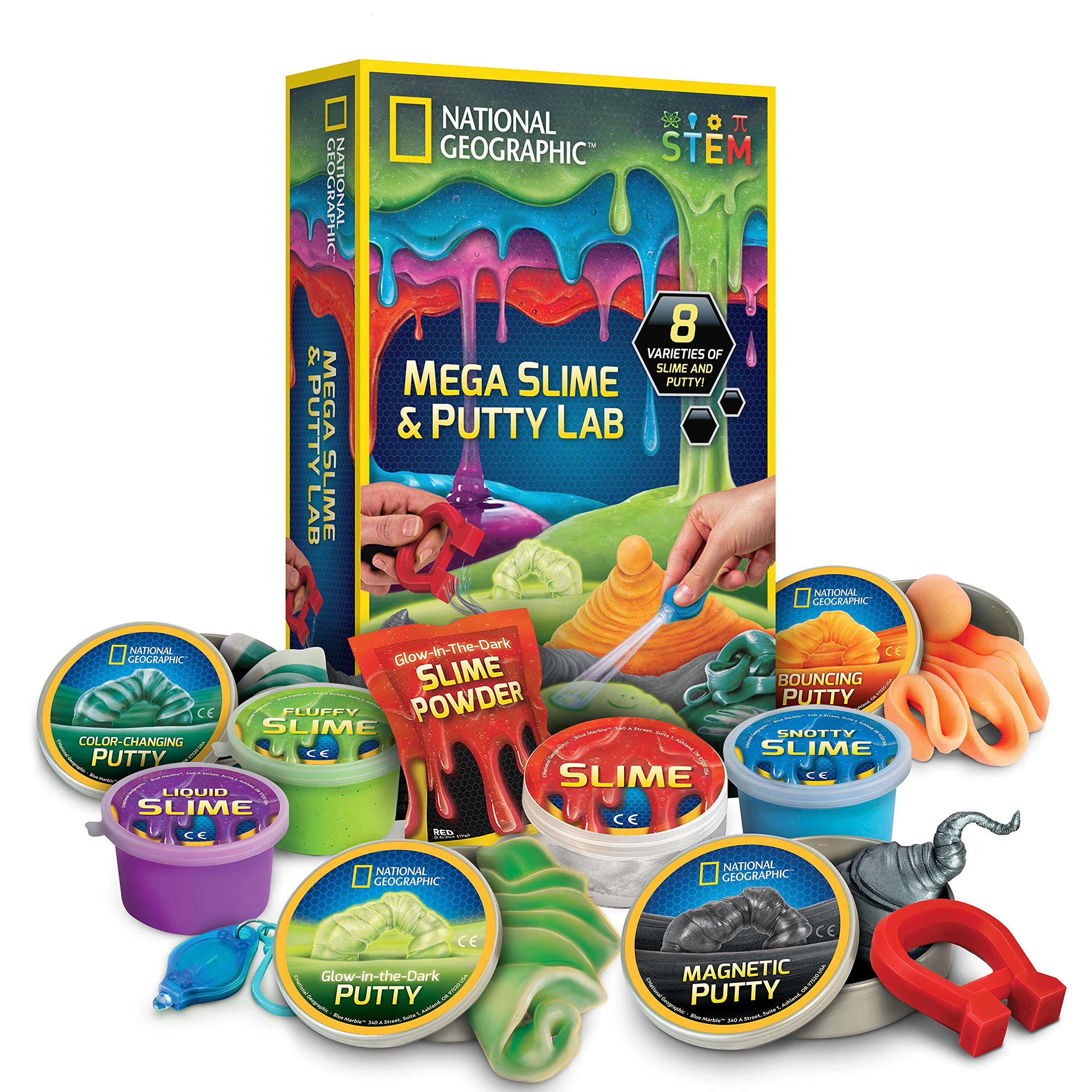 Mua NATIONAL GEOGRAPHIC Mega Slime & Putty Lab Kit 4 Slimes & 4