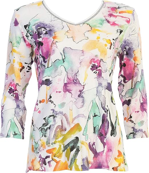 Jess And Jane Clothing Amazon 2026.Jess & Jane Women's Fanciful Cotton Tee Shirt Top: Amazon.ca: Clothing ...