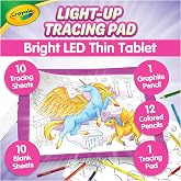 Crayola Light Up Tracing Pad Pink, Holiday Gifts for Girls &amp; Boys, Ages 6+