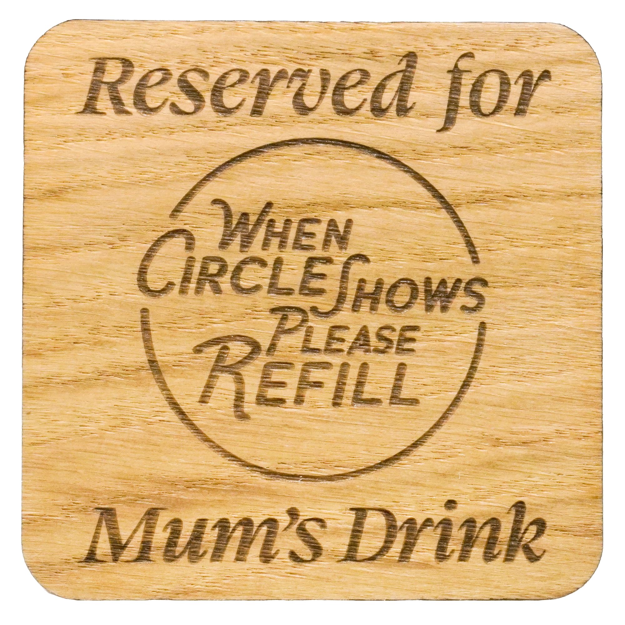 Reserved for Mum's Drink Coster