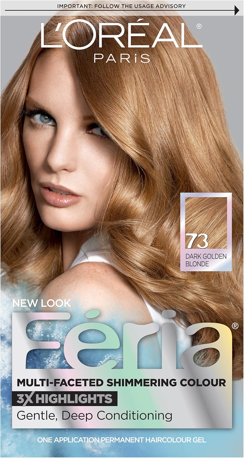 L Oreal Paris Feria Permanent Hair Color 73 Dark Golden Blonde