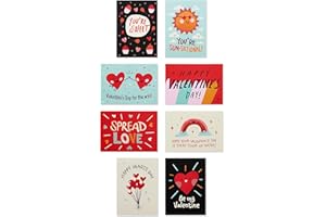 American Greetings Valentines Day Cards for Kids School and Classroom Exchange, Spread Love (40-Count)