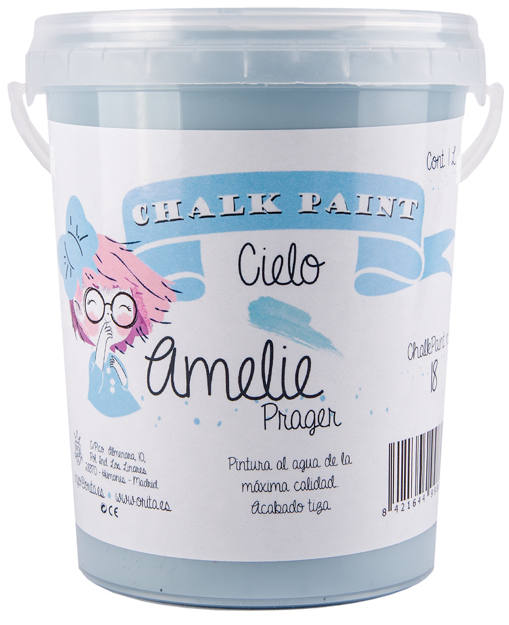 Amelie Prager 1000 – 18 Paint to The Chalk, Sky, 1 L