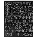 Duro Gothic/Black Permanent Vinyl Letters & Numbers – 852-teiliges Set Mit Buchstaben, Zahlen & Symbolen