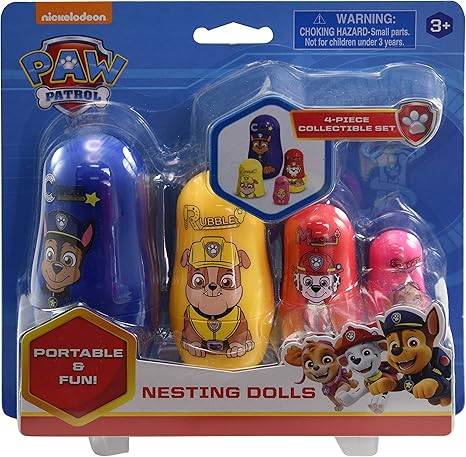 paw patrol nesting dolls