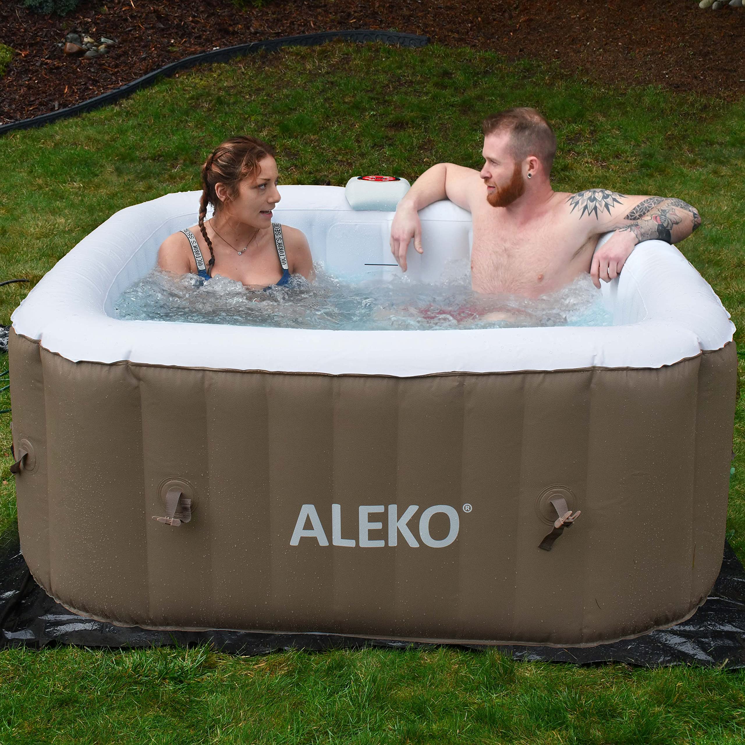 Mua ALEKO Inflatable Hot Tub Spa Personal High Powered Jetted Bubble