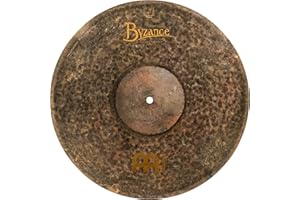 Meinl Cymbals Byzance 16" Extra Dry Thin Crash — Made in Turkey — Hand Hammered B20 Bronze, 2-Year Warranty, (B16EDTC)