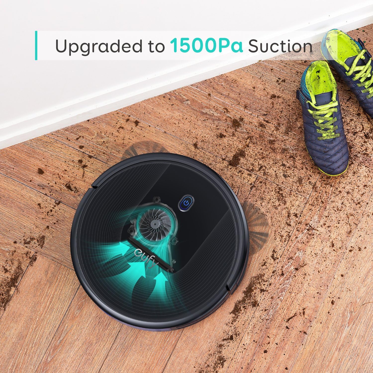 eufy by Anker, BoostIQ RoboVac 30, Robot Vacuum Cleaner, Upgraded, Super-Thin, 1500Pa Suction, Boundary Strips Included, Quiet, Self-Charging Robotic Vacuum, Cleans Hard Floors to Medium-Pile Carpets -