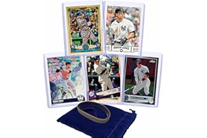 PANINI, BOWMAN, TOPPS Aaron Judge Cards (5) - Assorted New York Yankees Baseball Card Bundle, Collectible Trading Cards