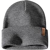 FURTALK Beanie for Men Women Cuffed Thick Knitted Unisex Winter Hat Beanies Skull Cap