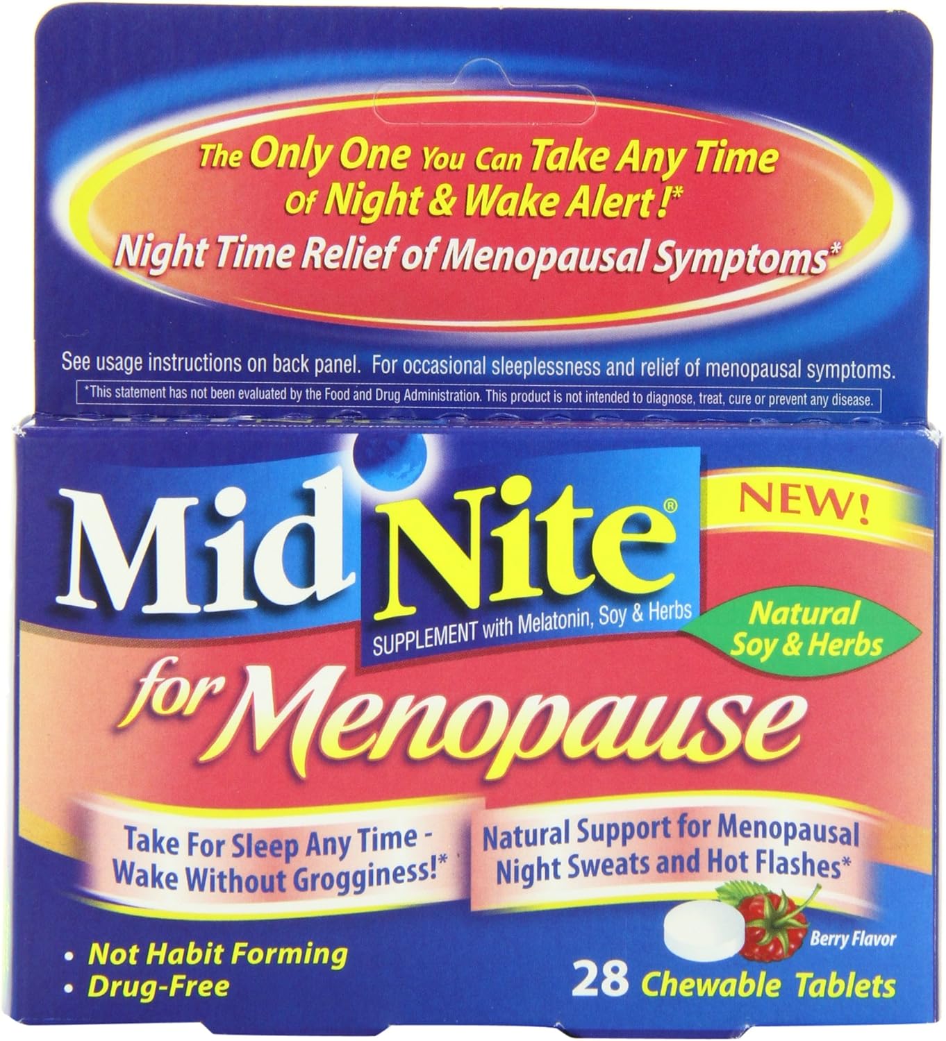 MIDNITE MENOPAUSE SLEEP CHWTBS Size 28 Health & Personal Care