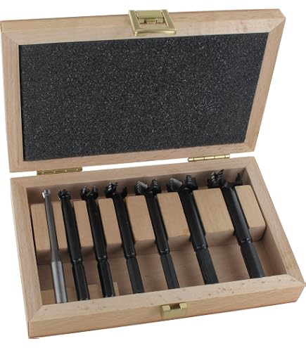 FAMAG Bormax 5-Piece Carbide Forstner Drill Bit Set Diameter 15