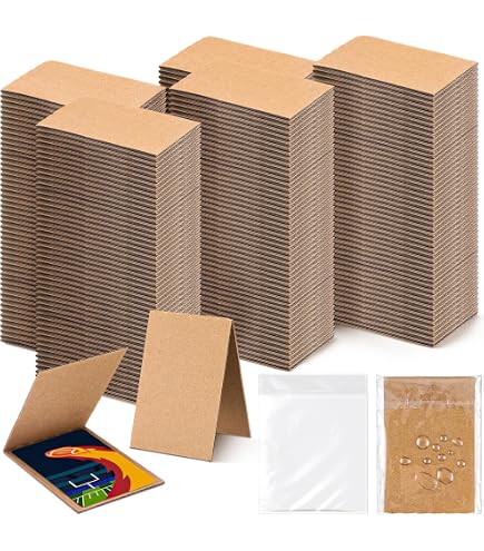 Amazon.com: 100 Cardboard Sleeves 4.5 x 3.5 Inches Sports Card Folders Trading  Card Packaging Cardboard Mailing Sleeves Shipping Folder : Toys & Games