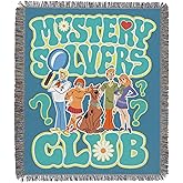 Northwest Scooby Doo Woven Tapestry Throw Blanket, 48" x 60", Mystery Solvers