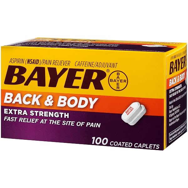EXTRA STRENGTH BAYER ASPIRIN, 500MG COATED TABLETS, RUSHES RELIEF TO THE SITE OF TOUGH PAIN, PAIN RELIEVER/FEVER REDUCER, 100CT
