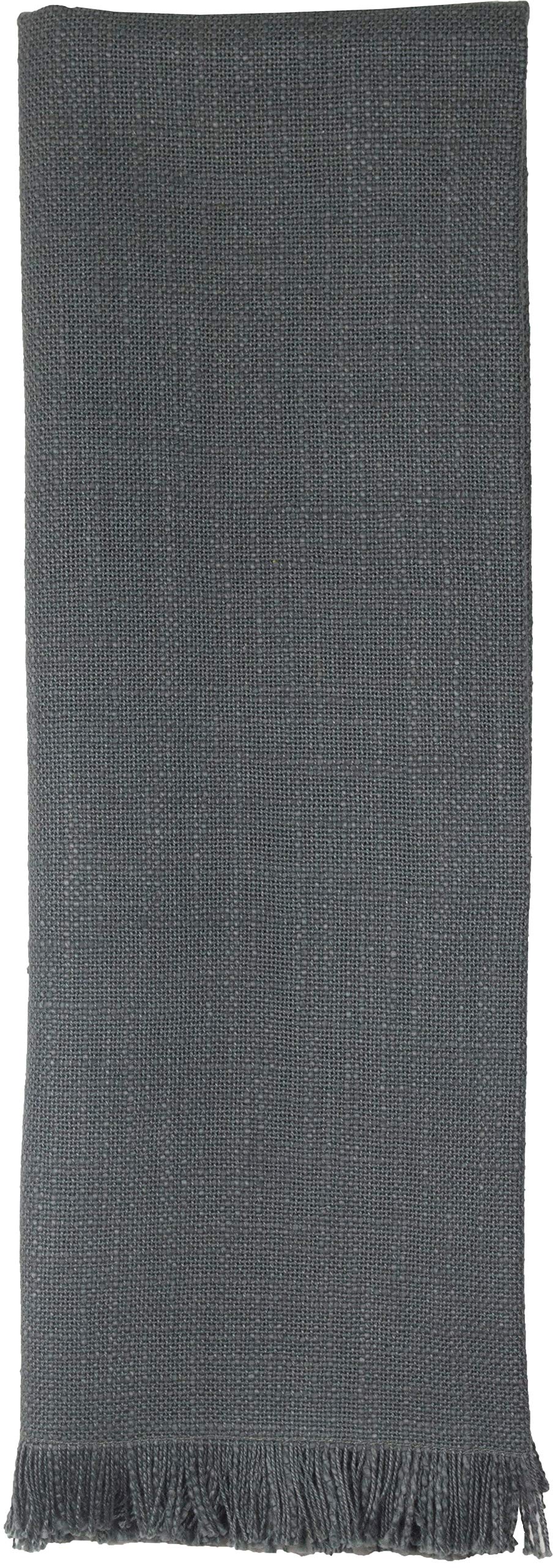 DUNROVEN HOUSE, INC Cotton Kitchen Towel, Charcoal & Dark Grey, One Size