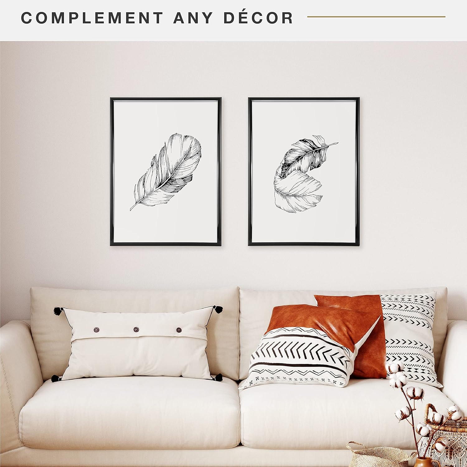 MCS, Black, 18 x 24 Inch Trendsetter Poster Frame, 2-Pack, 18 x 24: Home & Kitchen