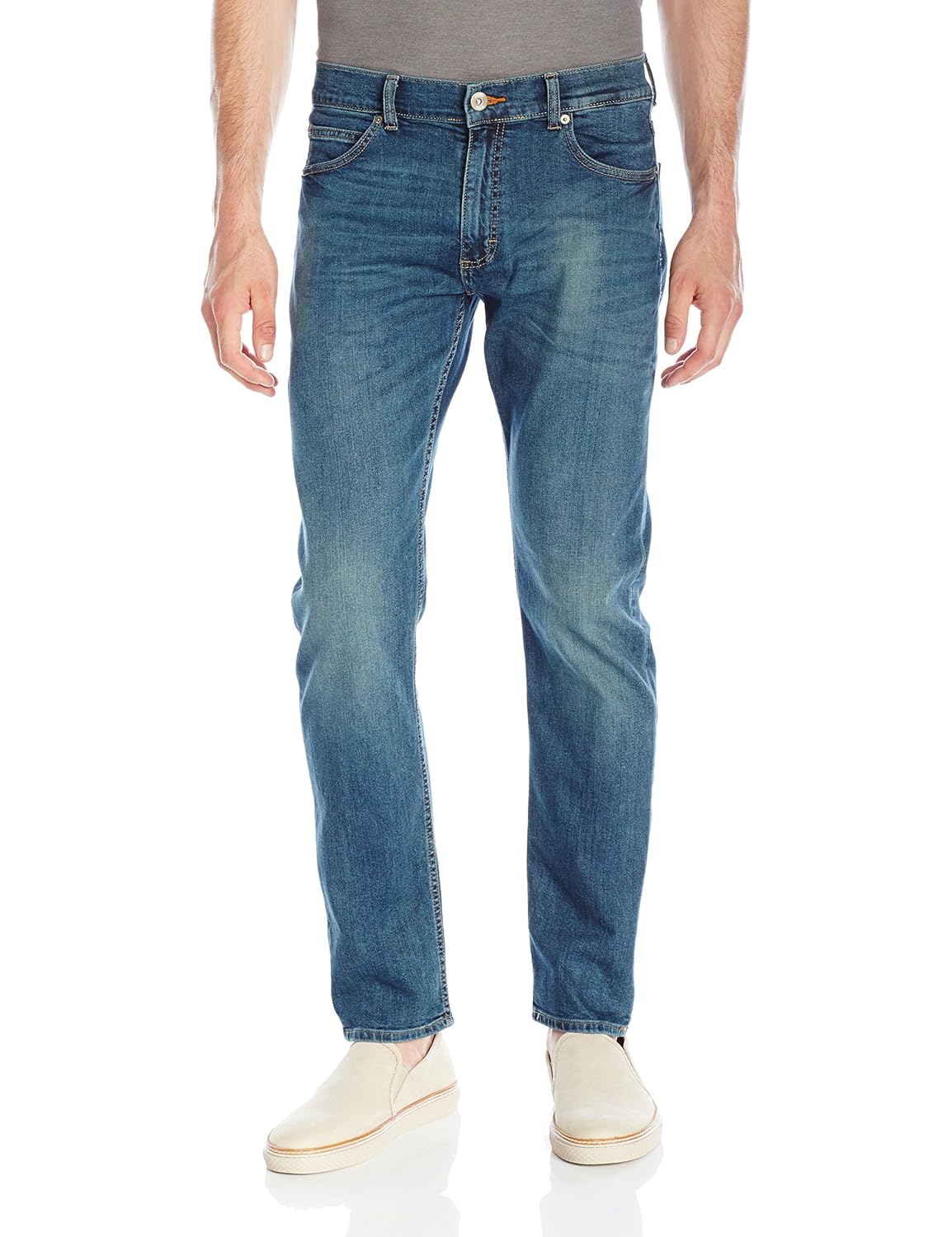 lee tapered leg jeans