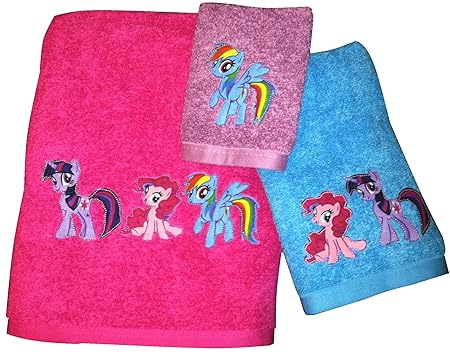 my little pony hooded towel