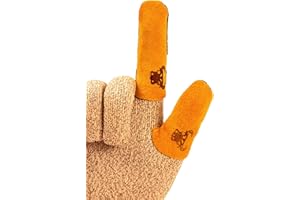 G & F PRODUCTS G & F Finger Guard and Thumb Guard made of Leather 1 or 10 pieces