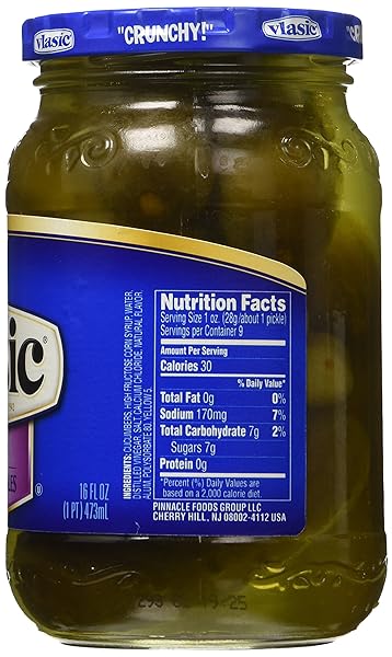 VLASIC SWEET BABY WHOLE PICKLES, 16 FL OZ