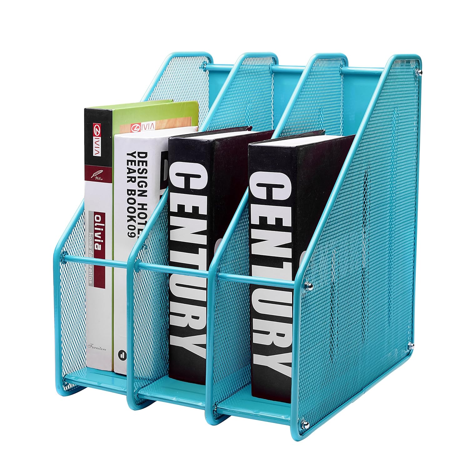 Exerz Revistero archivador Triple de Malla metálica/Archivadores de