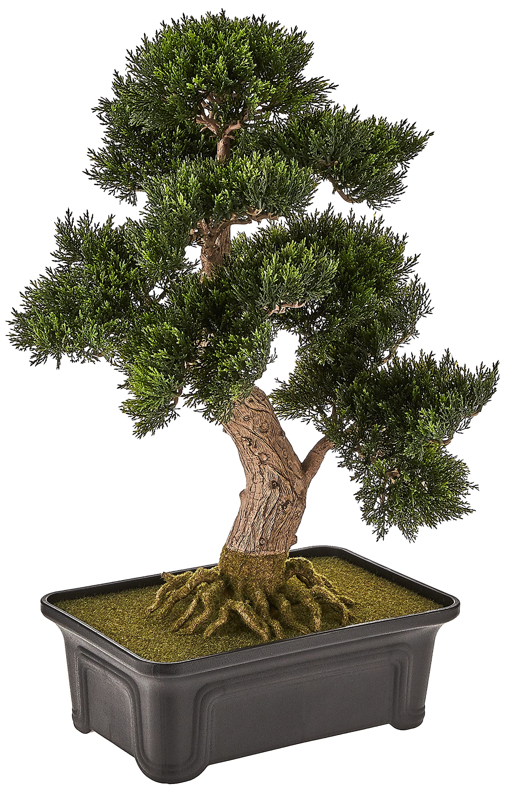Photo 1 of Nearly Natural 4103 24in. Cedar Bonsai Silk Plant,Green