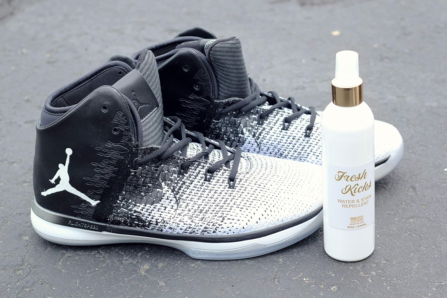 Fresh Kicks Water & Stain Repellent - Waterproofing Protector Spray For Shoes (8 oz.): Shoes