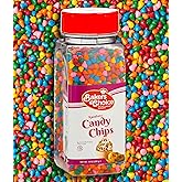 Rainbow Candy Coated Chocolate Chips - Dairy Free, Kosher - 10 oz. - Baker's Choice