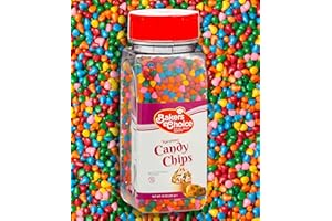 Rainbow Candy Coated Chocolate Chips - Dairy Free, Kosher - 10 oz. - Baker's Choice