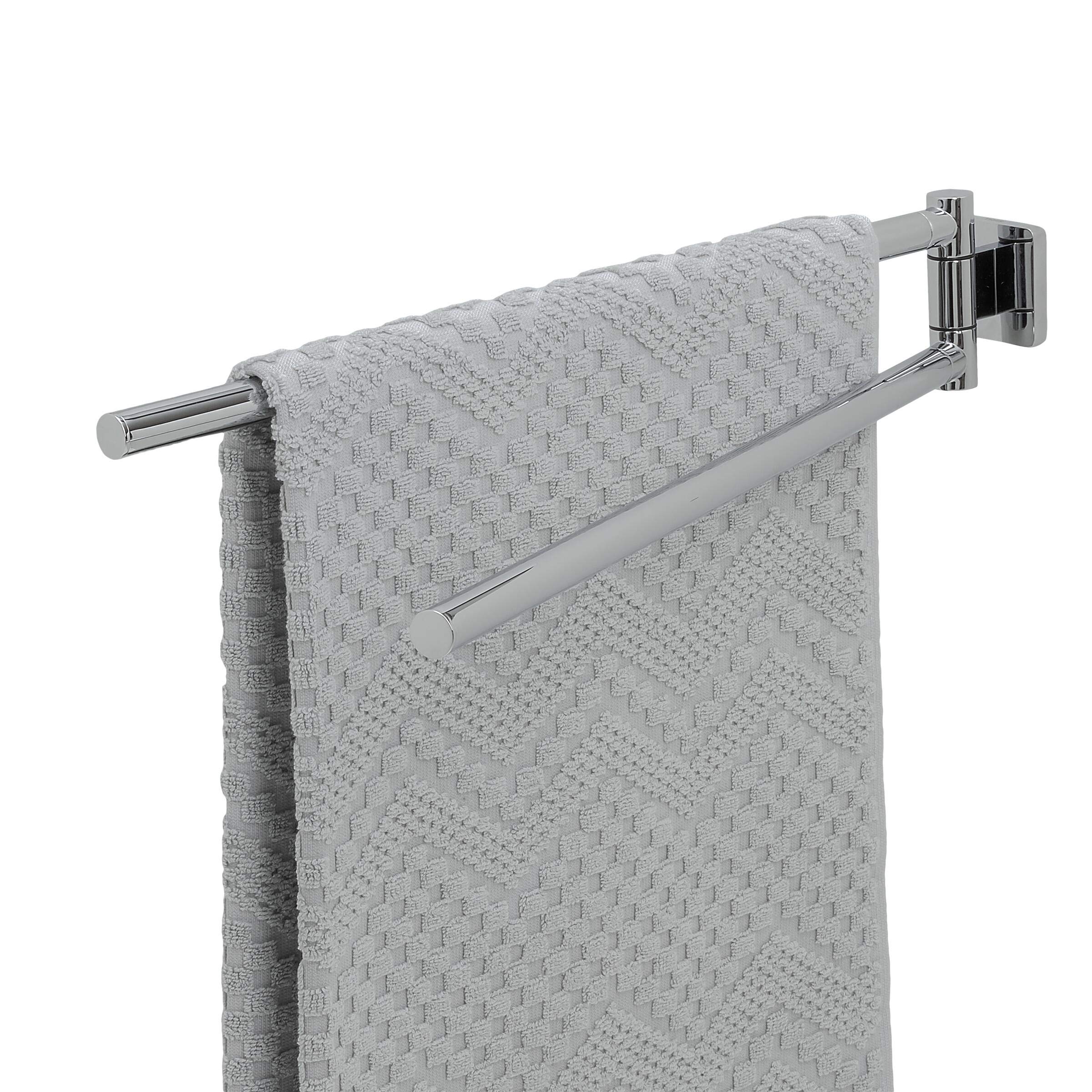 Tiger Dock Towel Rail, Stainless Steel, Chrome, 4.9 x 7.8 x 45.3 cm