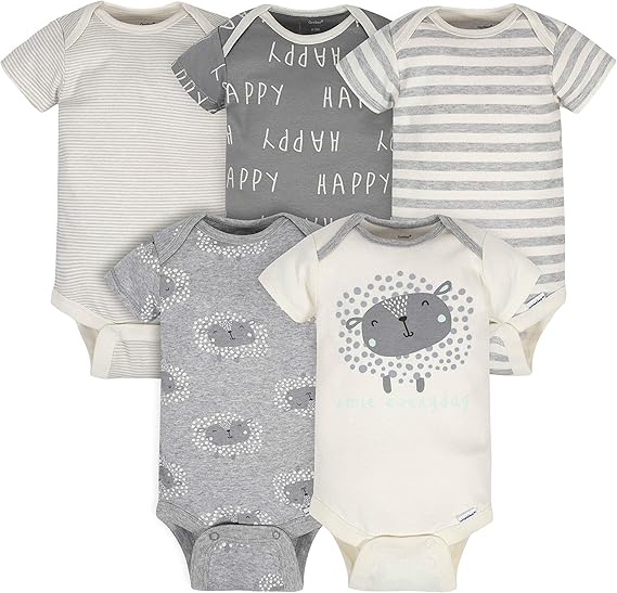 organic short sleeve onesies