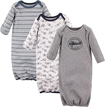 Hudson Baby Unisex Cotton Gowns