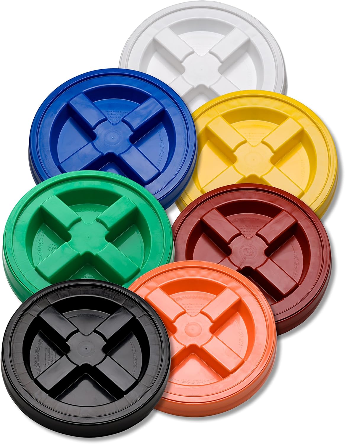Gamma2 Seals Airtight & Leakproof Lid for 3.5 to 7 Gallon Buckets : Pet Food Storage Products : Pet Supplies
