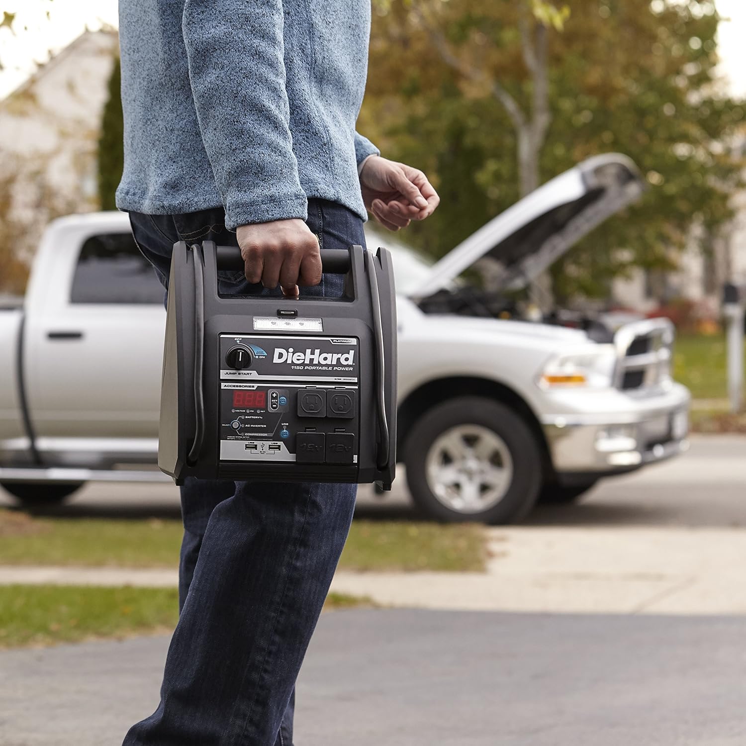 DieHard 2871688 Platinum Portable 1150 Peak Amp 12 Volt Jump Starter