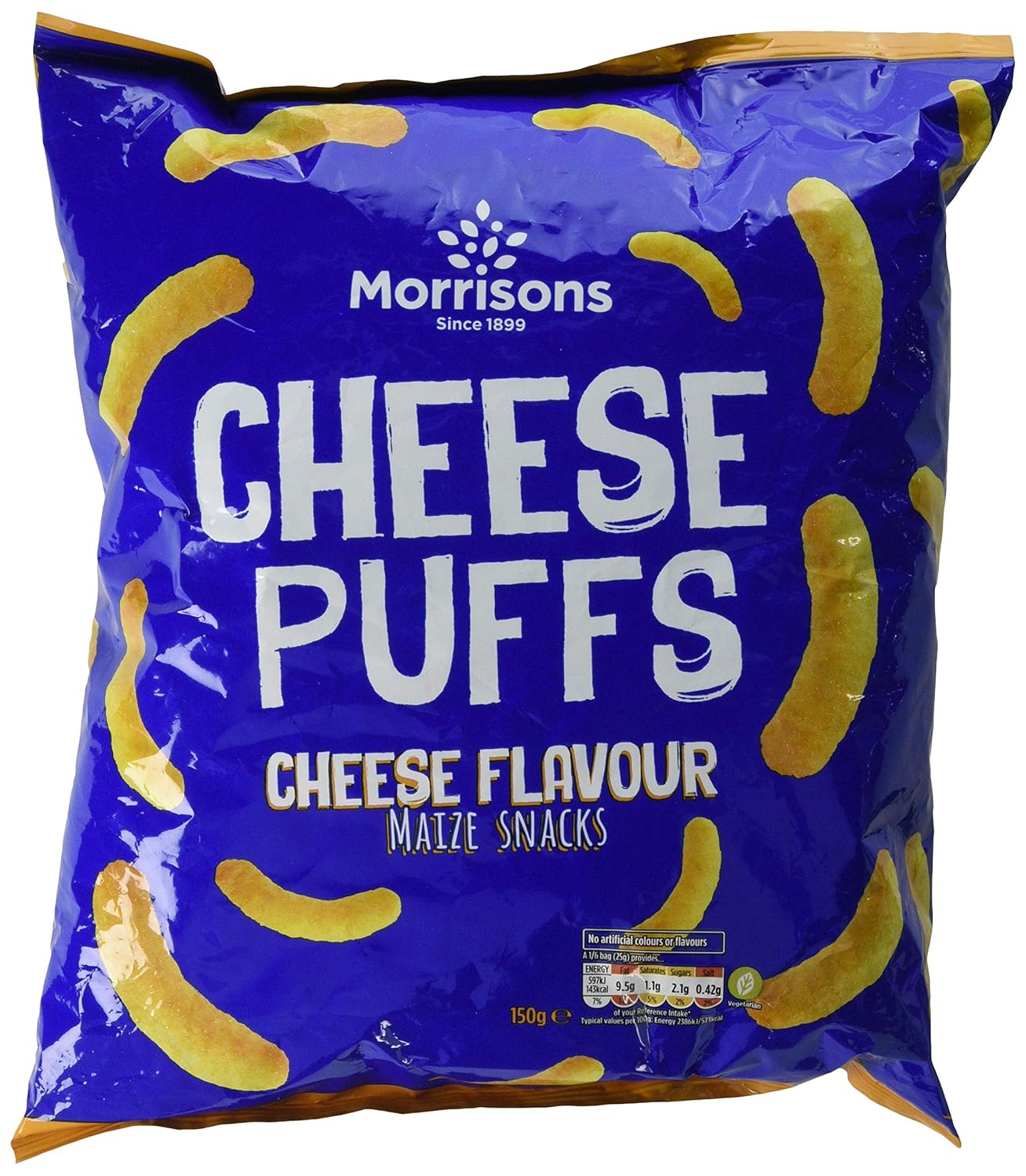 Morrisons Cheese Puffs, 150g Amazon.co.uk Prime Pantry
