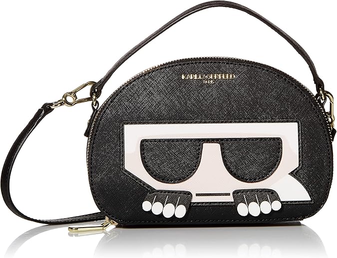 Karl Lagerfeld Paris Maybelle Top Handle Crossbody, BLK MULTI Handbags
