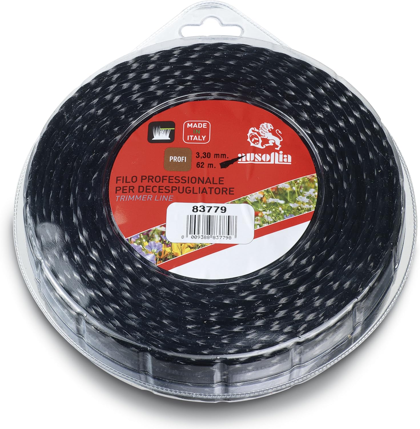 60 Stränge Faden Für Freischneider – 4,4 Mm Durchmesser, 35 Cm Lang – Gedrehtes Profi-Garn