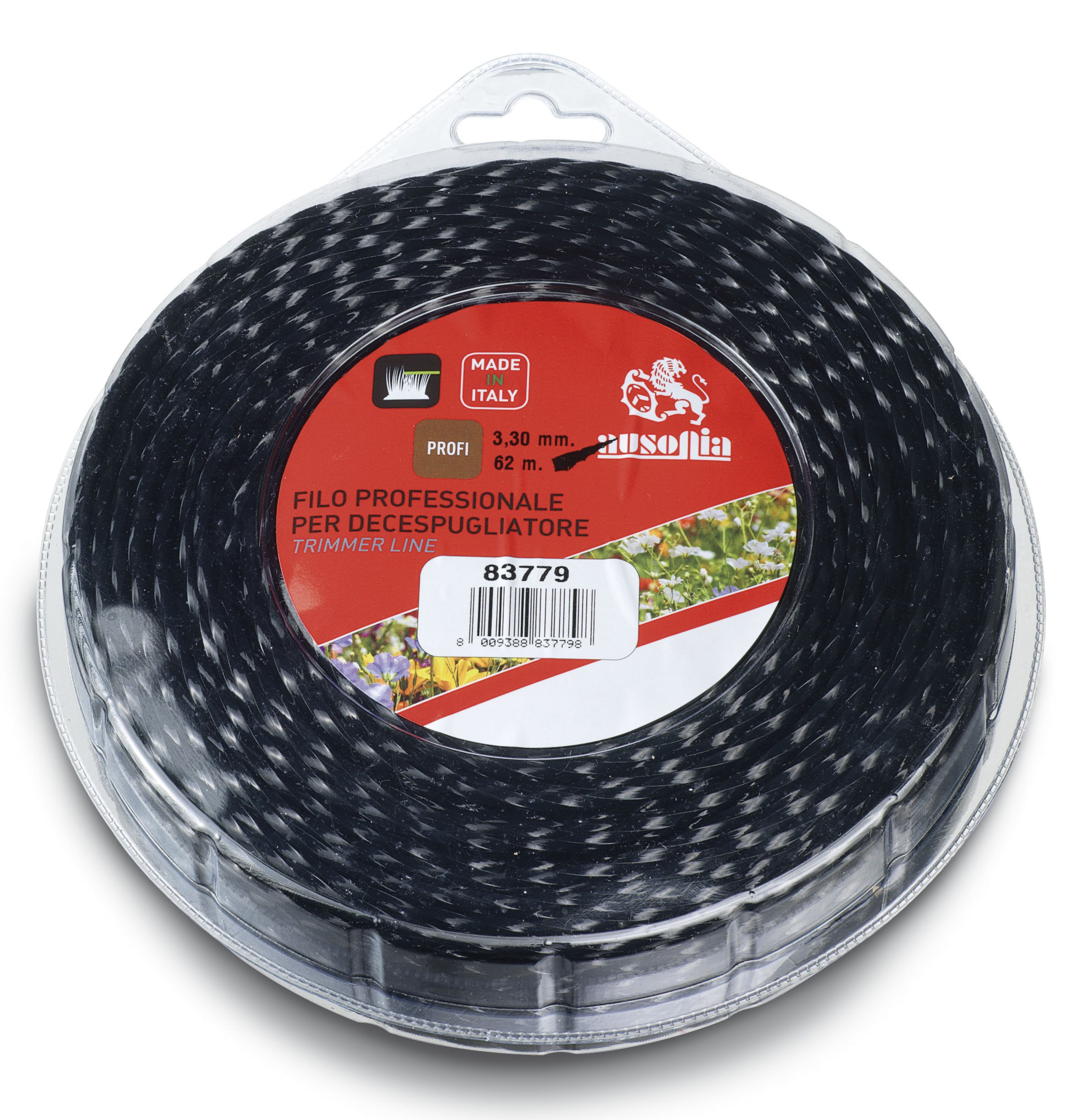 AUSONIA - 83780 PROFESSIONAL TRIMMER LINE VERTIGO 4MM X 42 METERS