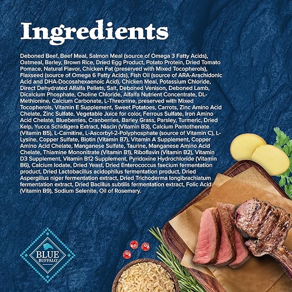 BLUE BUFFALO WILDERNESS ROCKY MOUNTAIN RECIPE HIGH-PROTEIN DRY PUPPY FOOD WITH DHA, MADE IN THE USA WITH NATURAL INGREDIENTS PLUS WHOLESOME GRAINS, RED MEAT, 4.5-LB. BAG