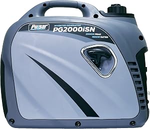 Pulsar 4,000W Portable Gas-Powered Quiet Inverter Generator with Remote Start & Parallel Capability, CARB Compliant, PG4000iSR
